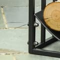Miniatyrbillede 8 af 9: Brændeholder, 60.5x36x46.5 cm, Sort