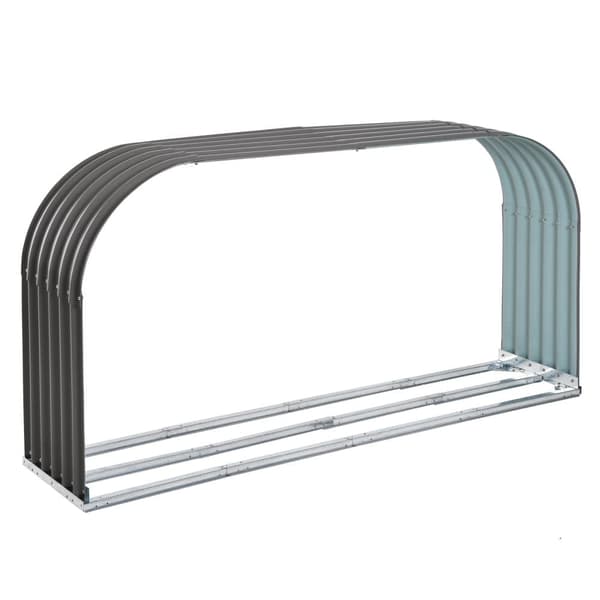 Poltopuuteline, 212x46x112 cm, Harmaa