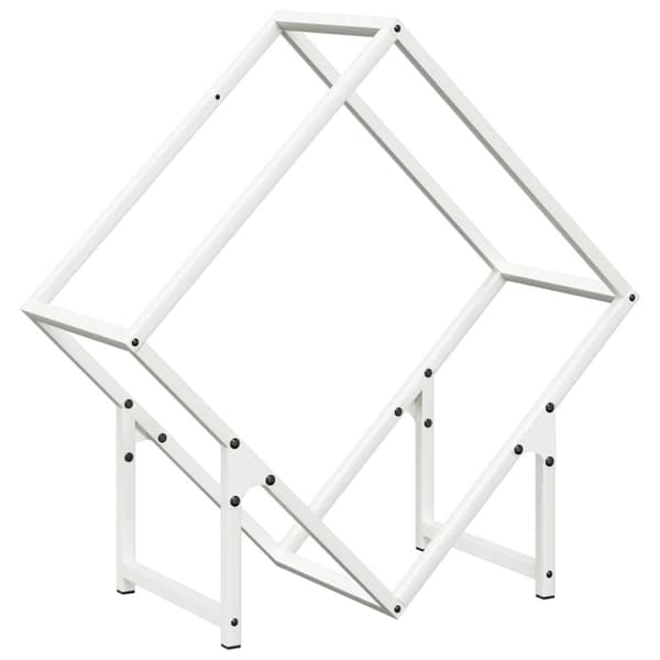Vedställ vit 60x25x60 cm kallvalsat stål