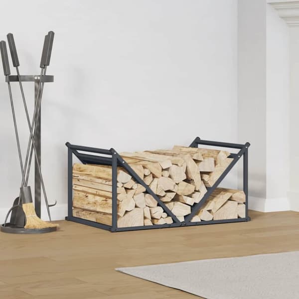 Vedställ antracit 70x43x34,5 cm kallvalsat stål