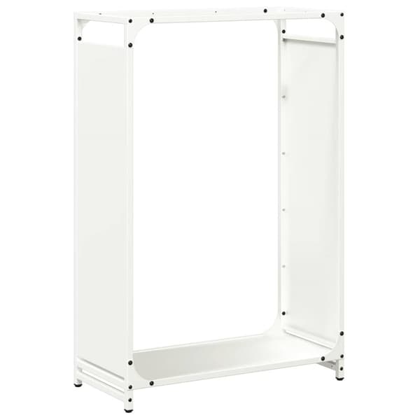 Vedställ vit 60x28x90 cm kallvalsat stål