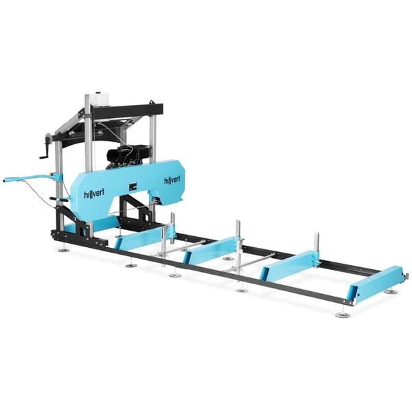 hillvert Bensin timmerbandsåg - 4 x 0,9 m uppsättning - 11000 W / 15 hk