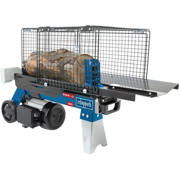 Horisontell elektrisk vedklyv HL460 - 4T 1500W SCHEPPACH - Svart och blå - 37 cm Ø 25 cm