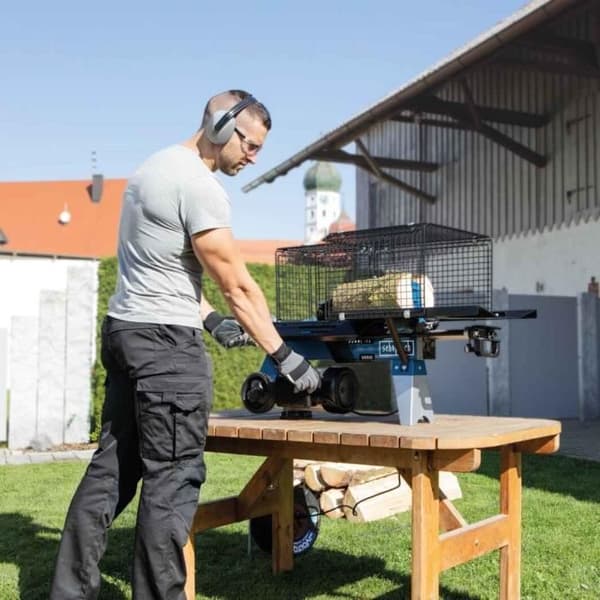 Elektrisk vedklyv horisontell LS700UG 7T - SCHEPPACH - 2200W 52cm Ø 25 cm - med stöd