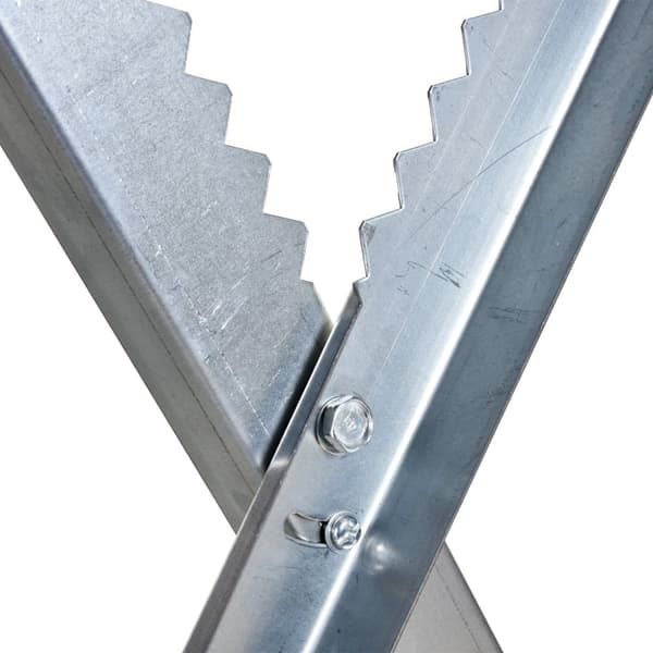 Sågbock, 83x83x79 cm, Silver