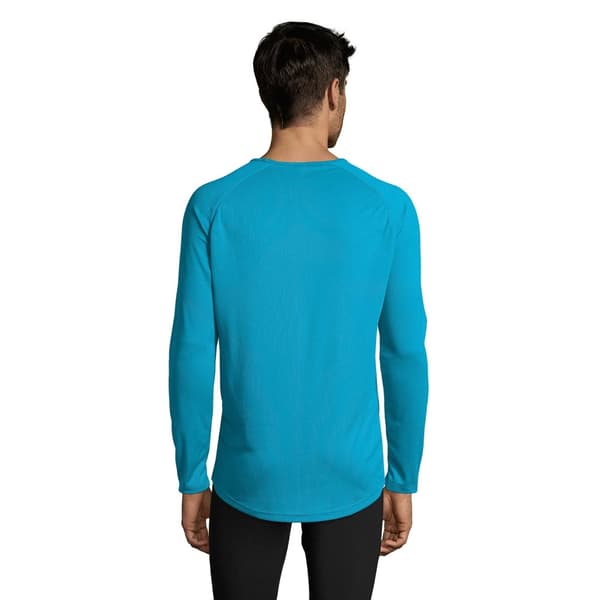 SOLS Sportlig långärmad prestations-T-shirt för män