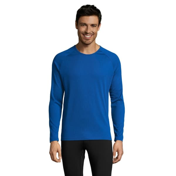 SOLS Sporty langærmet performance T-shirt til mænd