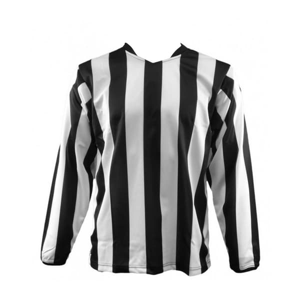 Carta Sport Unisex Adult Newcastle Vertical Jersey Football Shirt Black/White XXS