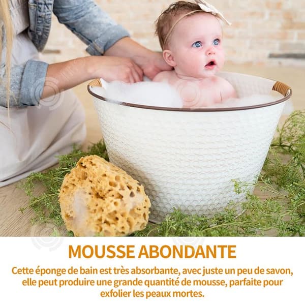 INN Bath Svamp 10cm Ekologisk Naturlig Havssvamp Stor Honeycomb Duschsvamp Högkvalitativ hållbar Badexfoliering