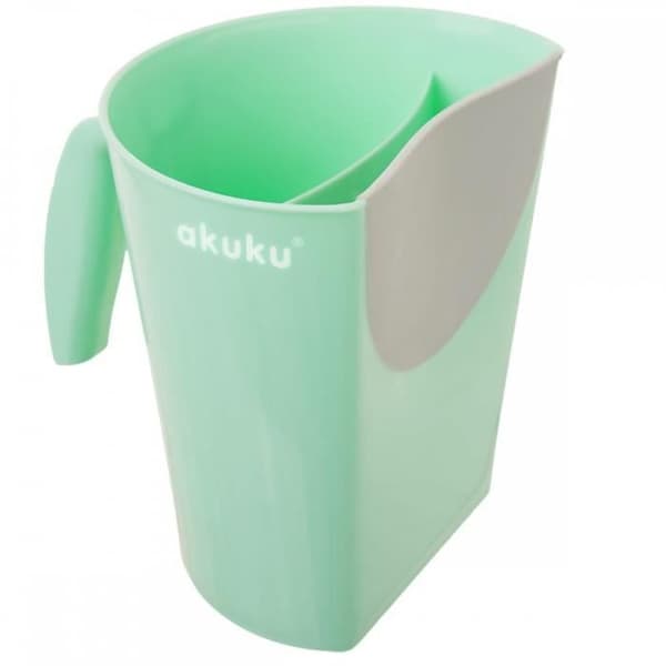 Baby huvudsköljning med silikonskydd Grön