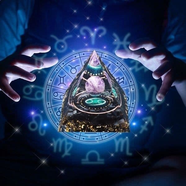 Orgonit Pyramid Ametist Cancer Zodiac Constellation
