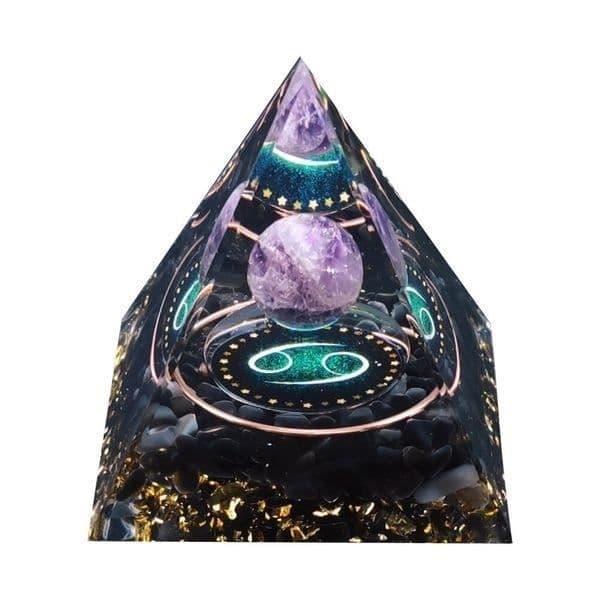 Orgonit Pyramid Ametist Cancer Zodiac Constellation