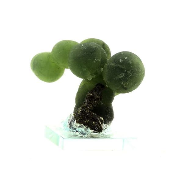 Stenar och Mineral - ABIJOUX - Prehnit - Grön - 975,5 ct - Äkthetscertifikat