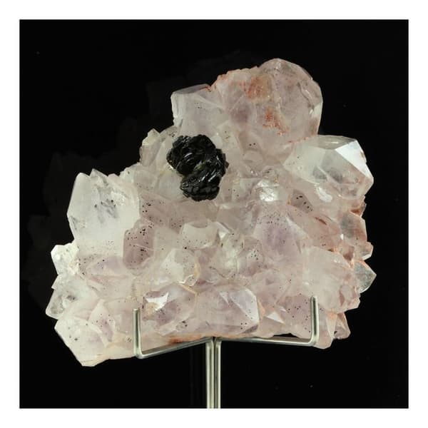 Stenar och Mineraler - ABIJOUX - Ametistkvarts + Epidot - 553 ct - Lila - Äkthetscertifikat