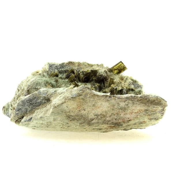 Pierre - ABIJOUX - Epidot - 990,0 ct - Grön - Äkthetsbevis - 55x100x35 mm