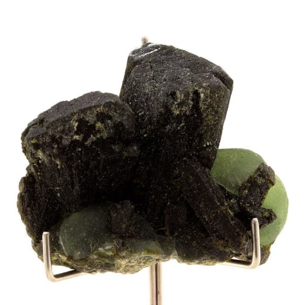 Stenar och Mineraler - ABIJOUX - Prehnit + Epidot - 515 ct - Äkthetscertifikat