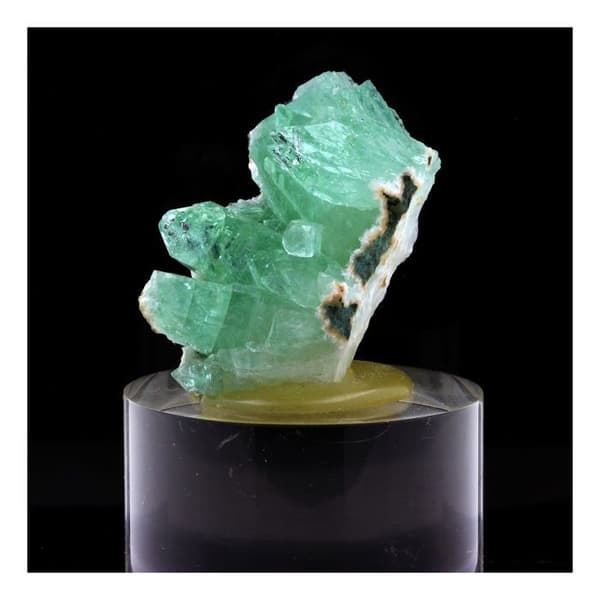 Kristall - ABIJOUX - Apofyli - 434 ct - 50x25x25 mm - Äkthetsintyg