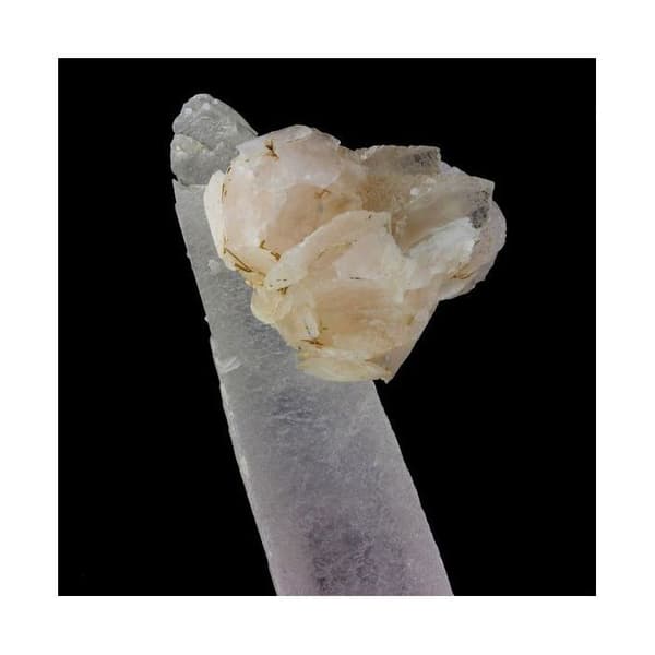 Stenar och Mineraler - ABIJOUX - Kalksten + Kvarts - Vit - 320.5 ct - 80x25x23 mm
