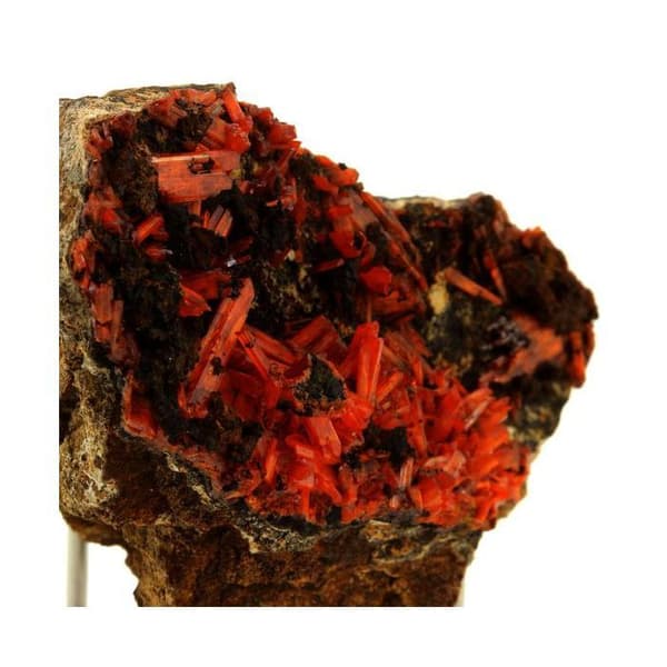 Stenar och Mineraler - ABIJOUX - Krokokit - Röd - 179,5 ct - Äkthetscertifikat