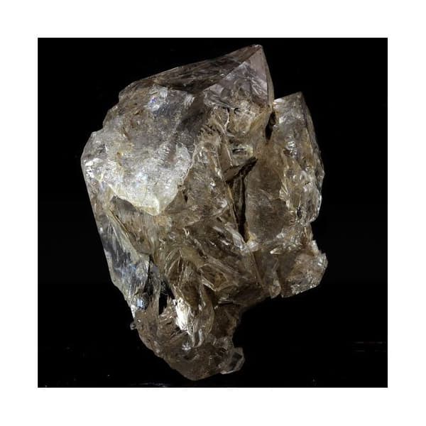 Kvartsfönster - ABIJOUX - 377,0 ct - Äkthetscertifikat - 60x50x30 mm - Grå