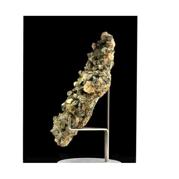 Stenar och Mineraler - ABIJOUX - Pyrit + Dolomit - 608.90 ct - Mésage Gruva, Frankrike