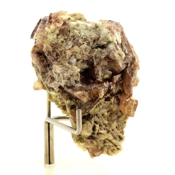 Pierre - Axinit - Préhnit - 154,0 ct - Chamrousse - Äkthetscertifikat