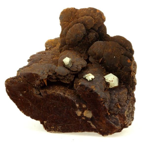 Stenar och mineraler - ABIJOUX - Pyrit + Siderit - 264,50 ct - Mésage-gruvan, Saint-Pierre-de-Mésage, Frankrike