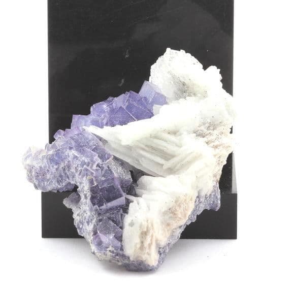 Fluorit + Barit - Stenar och Mineraler - 257.35 ct - Saint-Péray - Äkthetscertifikat