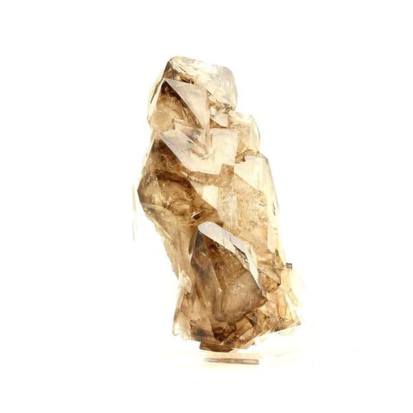 Kvarts fönster rökfärgad - ABIJOUX - 3902.0 ct - Brun - 150 x 100 x 40 mm - Äkthetscertifikat