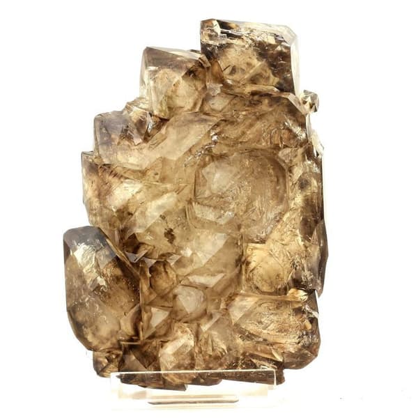 Kvarts fönster rökfärgad - ABIJOUX - 3902.0 ct - Brun - 150 x 100 x 40 mm - Äkthetscertifikat
