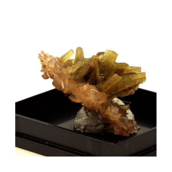 Stenar och mineraler - ABIJOUX - Axinit + Epidot - 31,0 ct - Chamrousse, Isère, Frankrike