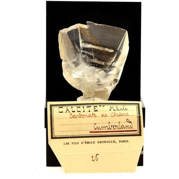 Calcit Macle - ABIJOUX - Bigrigg Mine - 135,0 ct - Vit - Naturliga material - Blandad