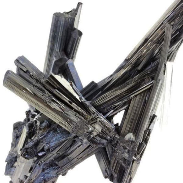 Stenar och Mineral - ABIJOUX - Stibnit - 1874 ct - Wuninggruvan, Jiangxi, Kina - Äkthetscertifikat