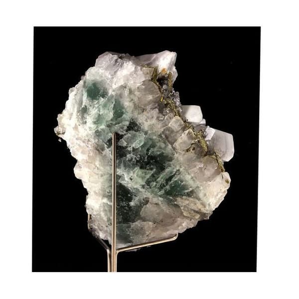 Stenar och Mineraler - ABIJOUX - Kalksten, Pyrit, Fluorit - 1160,5 ct - El Hammam, Marocko