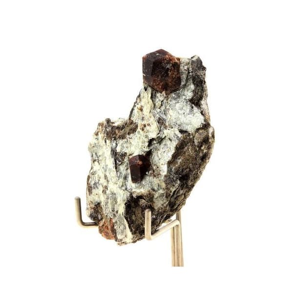 Stenar och mineraler - ABIJOUX - Almandine granat - Otz-dalen, Tyrolen, Österrike