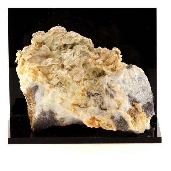 Stenar och Mineraler - ABIJOUX - Rektorite + Kalcit - 1311 ct - Äkthetscertifikat