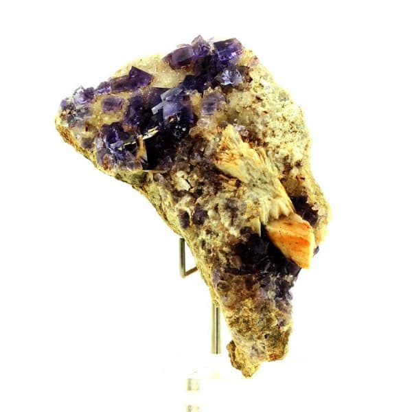 Stenar och Mineraler - ABIJOUX - Fluorit + Kvarts + Barit - 985 ct - La Cabaña, Spanien