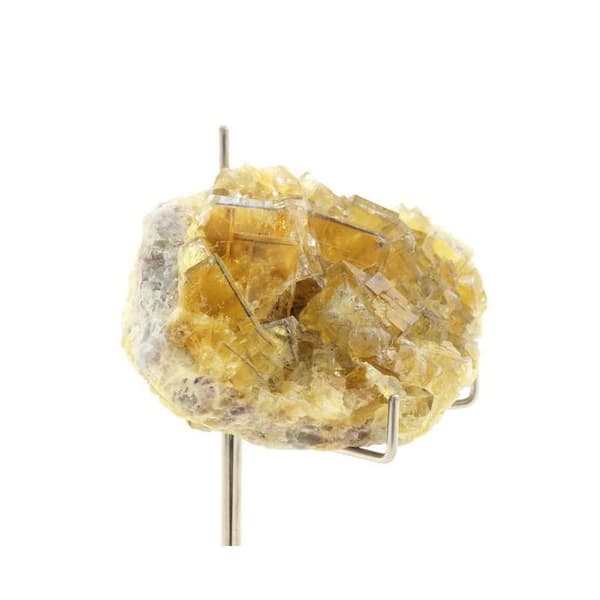 Fluorit - Stenar och Mineraler - 580.20 ct - Lila - La Barre Gruva - Äkthetscertifikat