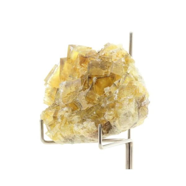 Fluorit - Stenar och Mineraler - 580.20 ct - Lila - La Barre Gruva - Äkthetscertifikat
