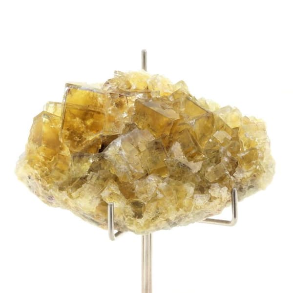Fluorit - Stenar och Mineraler - 580.20 ct - Lila - La Barre Gruva - Äkthetscertifikat