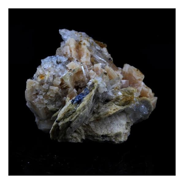Stenar och Mineraler - ABIJOUX - Siderit - 124 ct - Dimensioner 34x32x27 mm - Äkthetsbevis