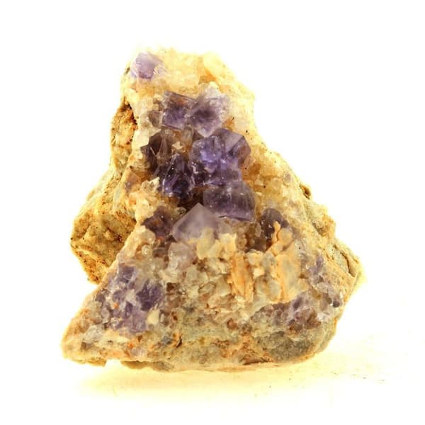 Stenar och mineraler - ABIJOUX - Fluorit + Kvarts - Naturmaterial - Blandat