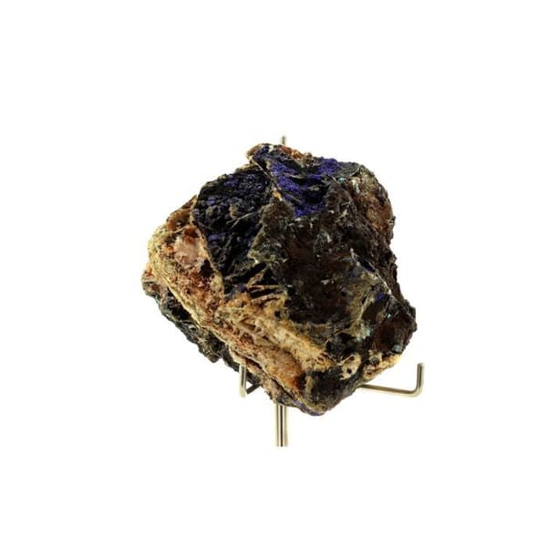 Stenar och Mineraler - ABIJOUX - Kuprit + Azurit - Mont-Roc Gruva - Äkthetsbevis - 1767 ct