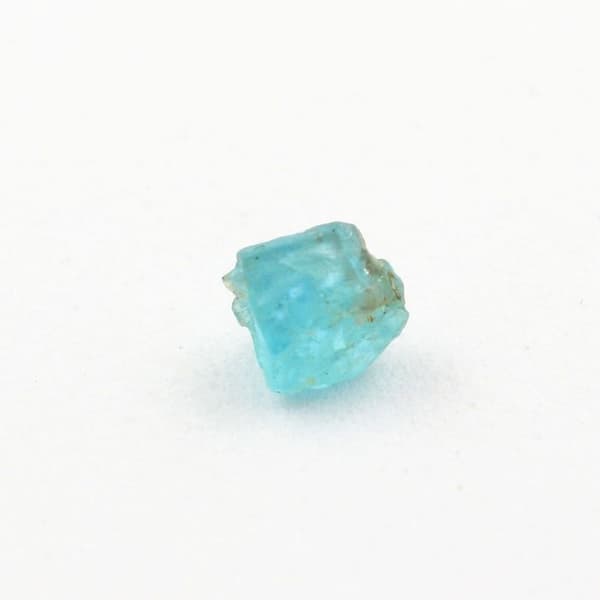 Pierre - Apatit Paraiba - 0,865 ct - Certifikat av äkthet - Dimensioner 5x4x3 mm - Grå
