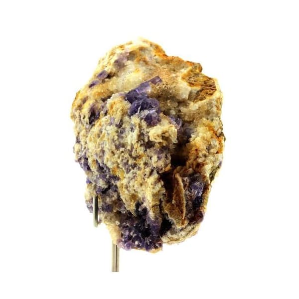 Stenar och mineraler - ABIJOUX - Fluorit + Kvarts - Naturmaterial - Blandat