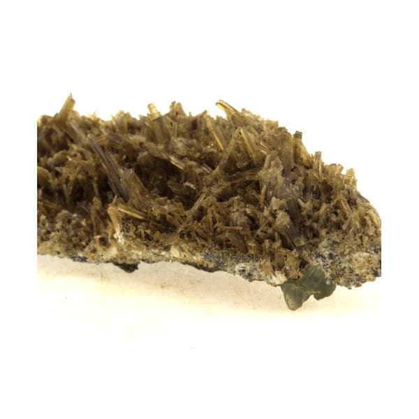 Stenar och Mineral - ABIJOUX - Epidot + Prehnit - Grön - 255 ct - 85x35x25 mm