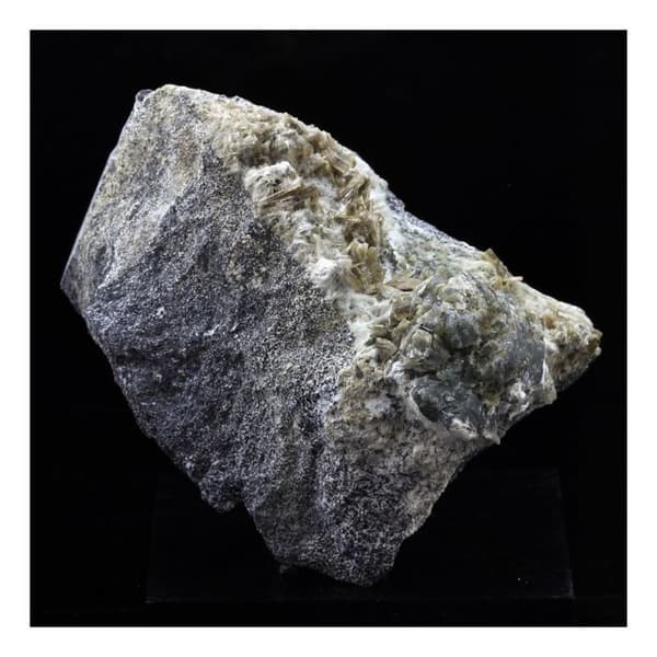 Stenar och Mineraler - Prehnit - Epidot - 650 ct - La Combe de la Selle - Äkthetsintyg