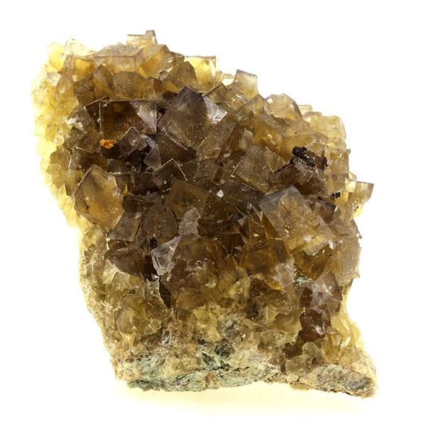 Fluorit - Valzergues - 392,5 ct - Gul - Kristall - Certifikat för äkthet