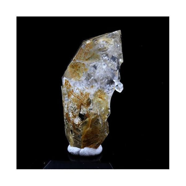 Kvartsfönster - ABIJOUX - 110,0 ct - Grå - 45 x 29 x 20 mm - Äkthetscertifikat