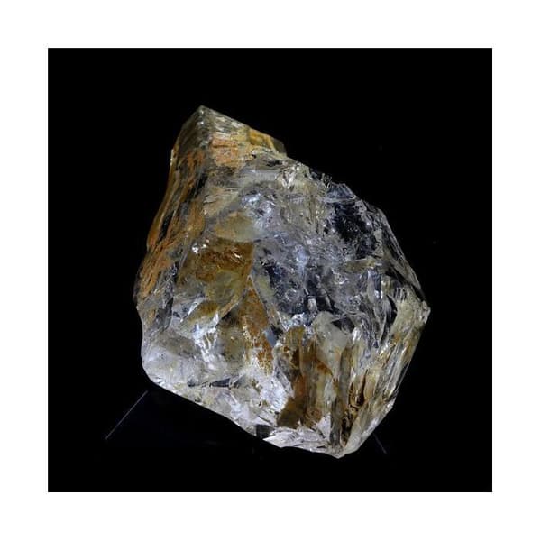 Kvartsfönster - ABIJOUX - 110,0 ct - Grå - 45 x 29 x 20 mm - Äkthetscertifikat